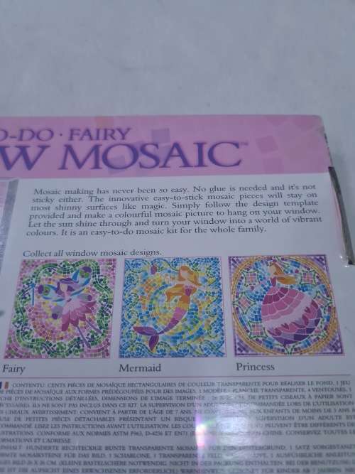 EASY TO DO FAIRY WINDOW MOSAIC ART