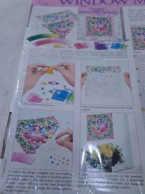 EASY TO DO FAIRY WINDOW MOSAIC ART