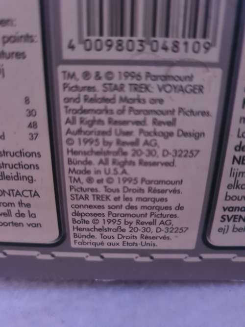 STAR TREK VOYAGER KAZON FIGHTER TO BUILD-33.6cm