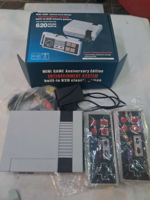 MINI GAME CONSOLE WITH 2 REMOTES(BUILT IN 629 CLASSIC GAMES)
