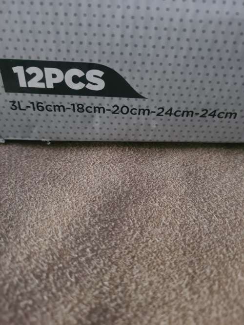 12 PIECE STAINLESS STEEL COOKWARE SET