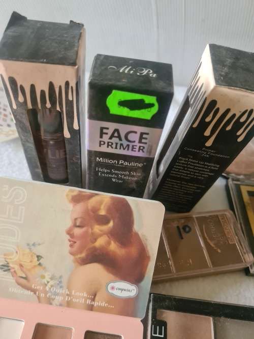 JOB LOT FACE MAKEUPS AND NAIL ART PRODUCTS