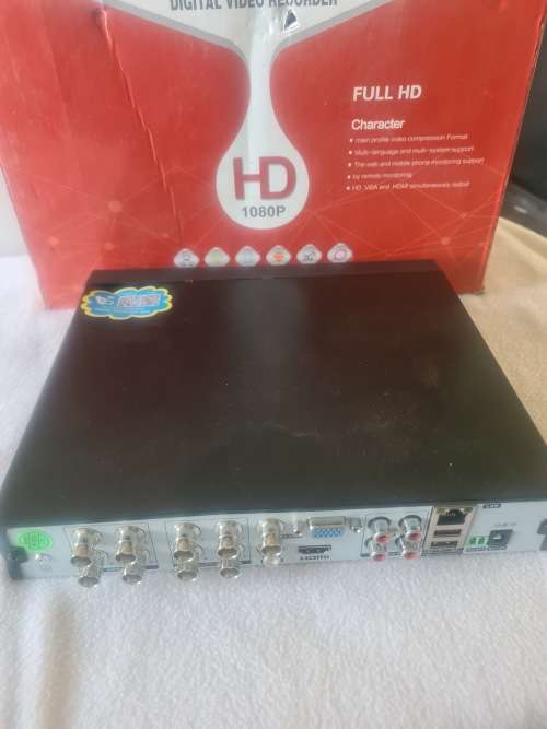 8 CHANNELS AHD DVR INCL.POWER SUPPLY, REMOTE AND MOUSE