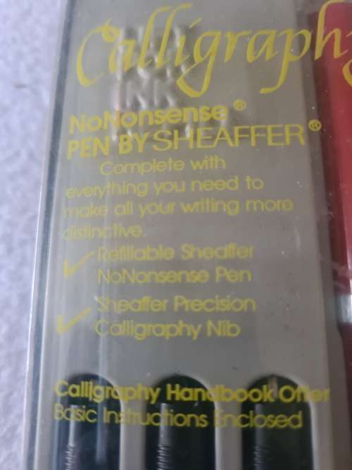 SHEAFFER NO NONSENSE CALLIGRAPHY SET