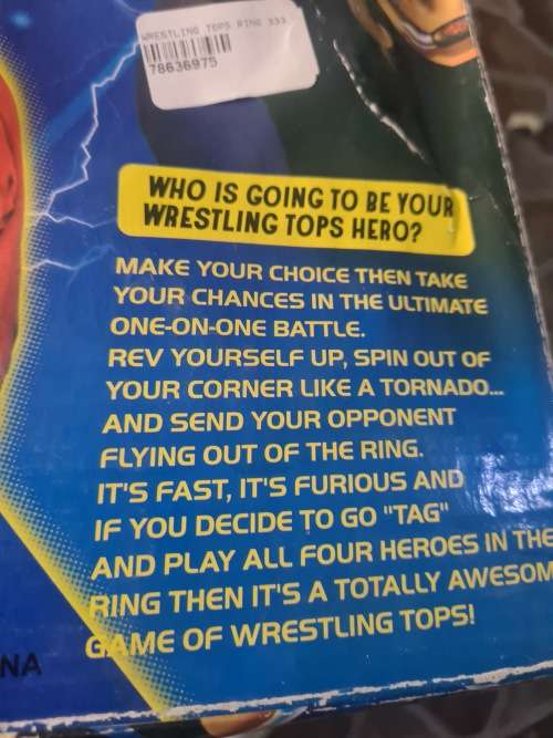 HIGH SPEED WRESTLING TOP SET(ONE ON ONE BATTLE,)