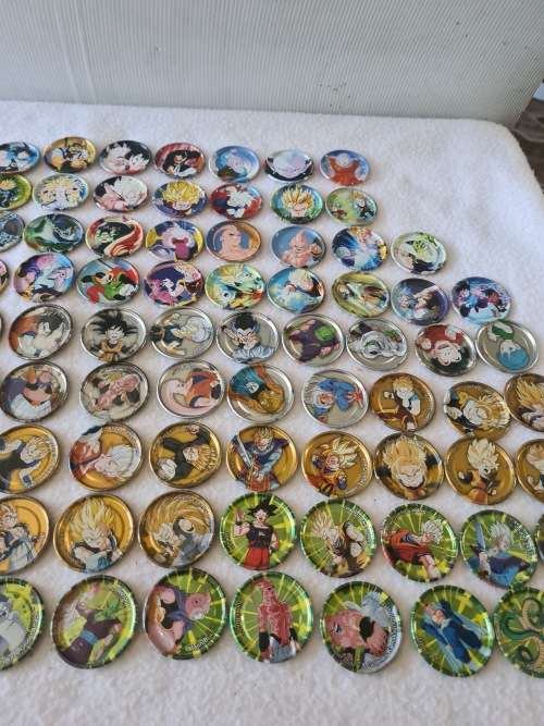 POKEMON METAL TAZZOS (NO.S 1 TO 95)MISSING 4,9 AND 41
