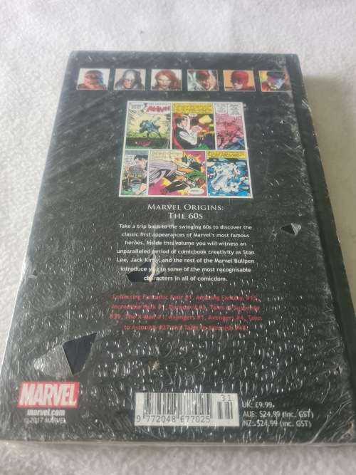 MARVEL SUPERHEROES HARDCOVER COMIC (ORIGINS,THE 60`s))