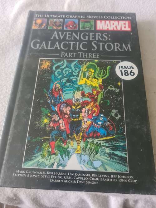 MARVEL SUPERHEROES HARDCOVER COMIC (AVENGERS GALACTIC STORM