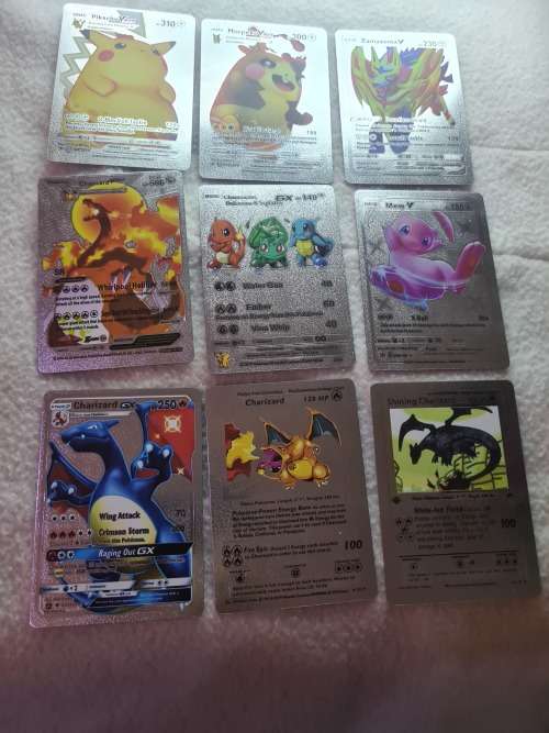 METALLIC SILVER POKEMON TDC CARDS(PACK OF 55)
