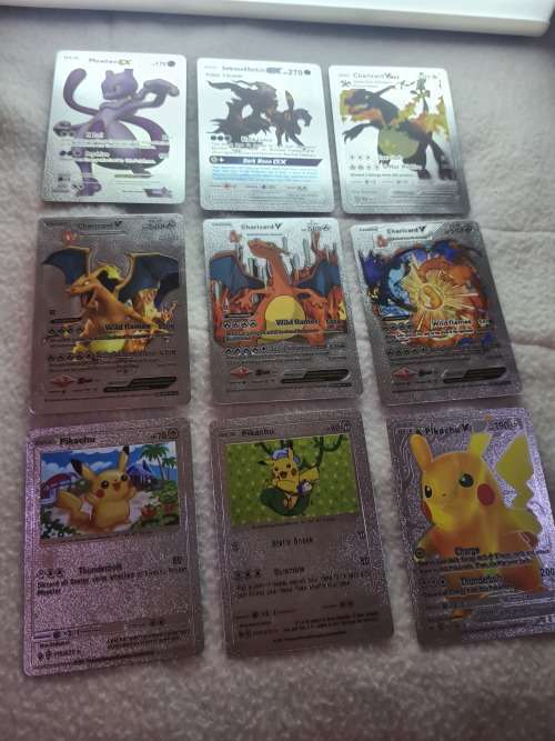 METALLIC SILVER POKEMON TDC CARDS(PACK OF 55)
