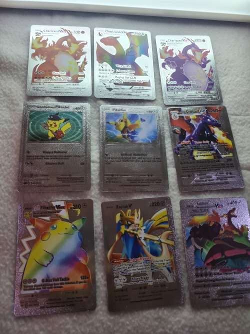 METALLIC SILVER POKEMON TDC CARDS(PACK OF 55)