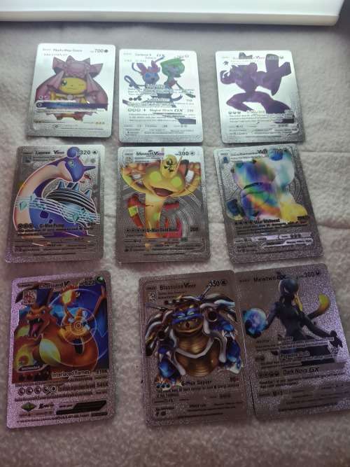 METALLIC SILVER POKEMON TDC CARDS(PACK OF 55)