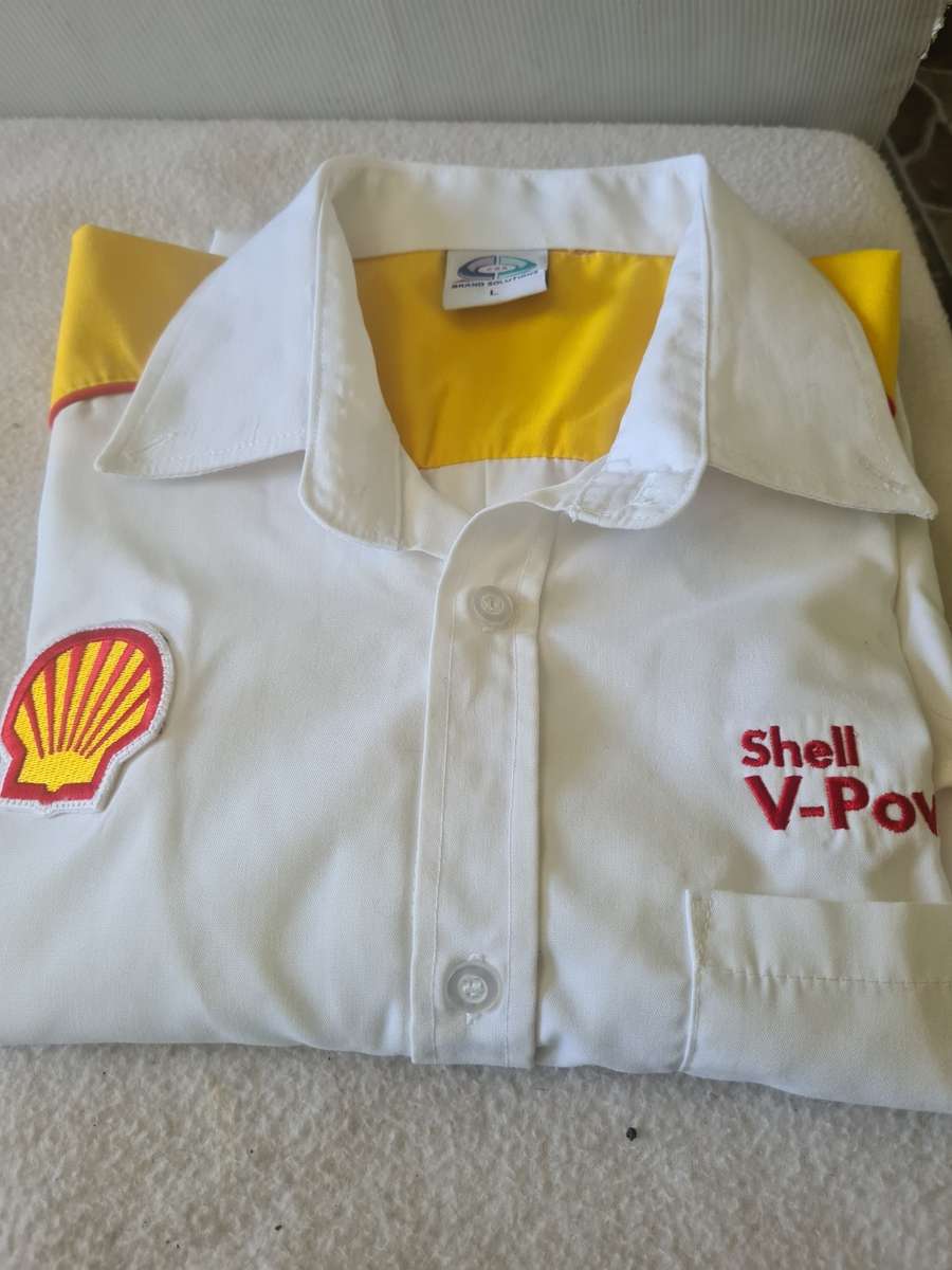 SHELL V POWER/FERRARI SHIRT-SIZE LARGE