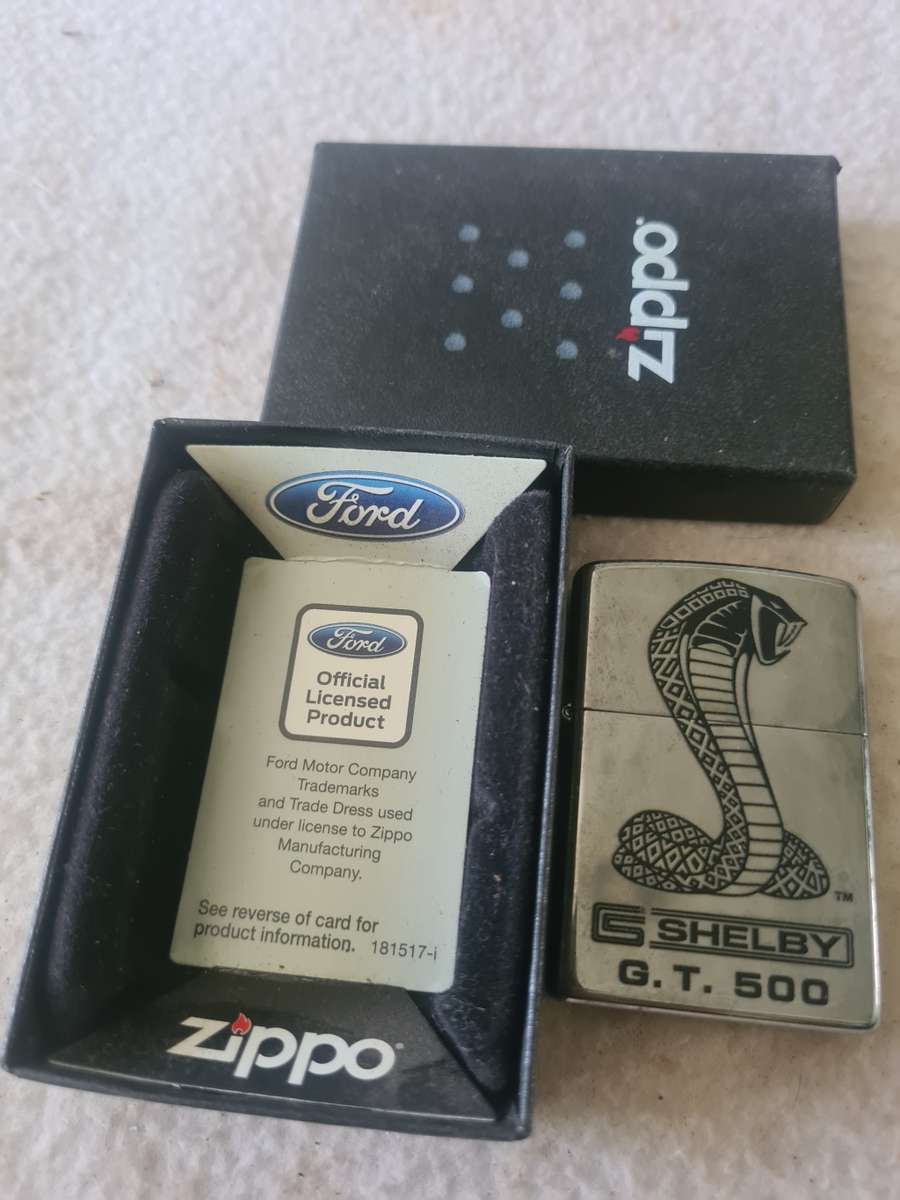 FORD SHELBY GT 500 ORIGINAL ZIPPO LIGHTER-MINT CONDITION