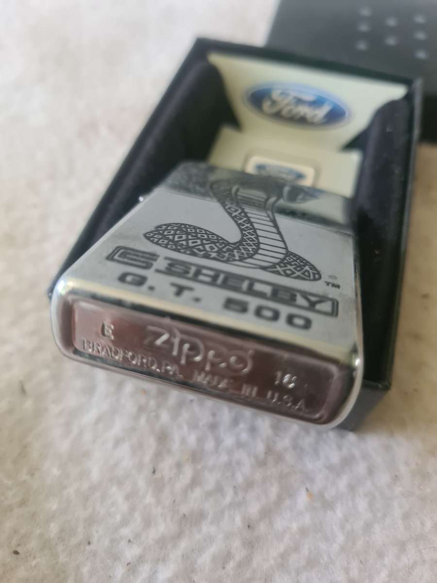 FORD SHELBY GT 500 ORIGINAL ZIPPO LIGHTER-MINT CONDITION