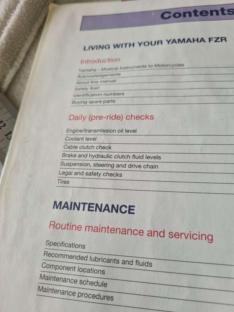 HAYNES YAMAHA SERVICE AND REPAIR MANUAL(HARDCOVER BOOK)