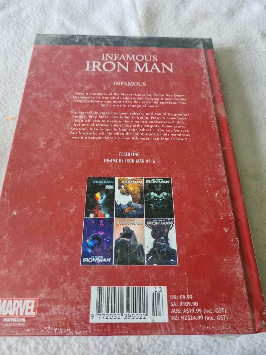 MARVEL MIGHTIEST HEROES HARDCOVER COMIC (INFAMOUS IRON MAN)