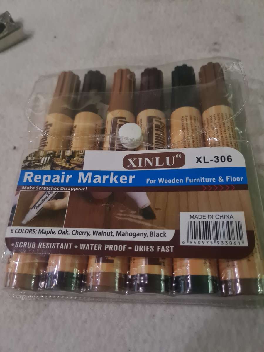 6 COLOURS REPAIR MARKERS FOR WOODEN FURNITURE,WOOD,ETC..