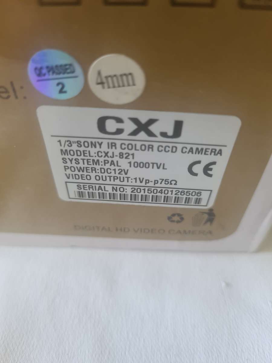 SONY IR COLOR CCD CAMERA (4MM-1000TVL)