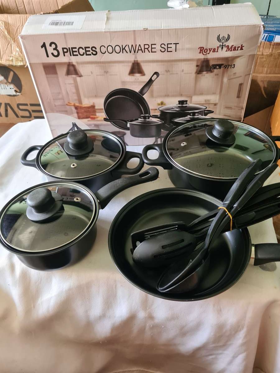 13 PIECE COOKWARE SET(NON-STICK)