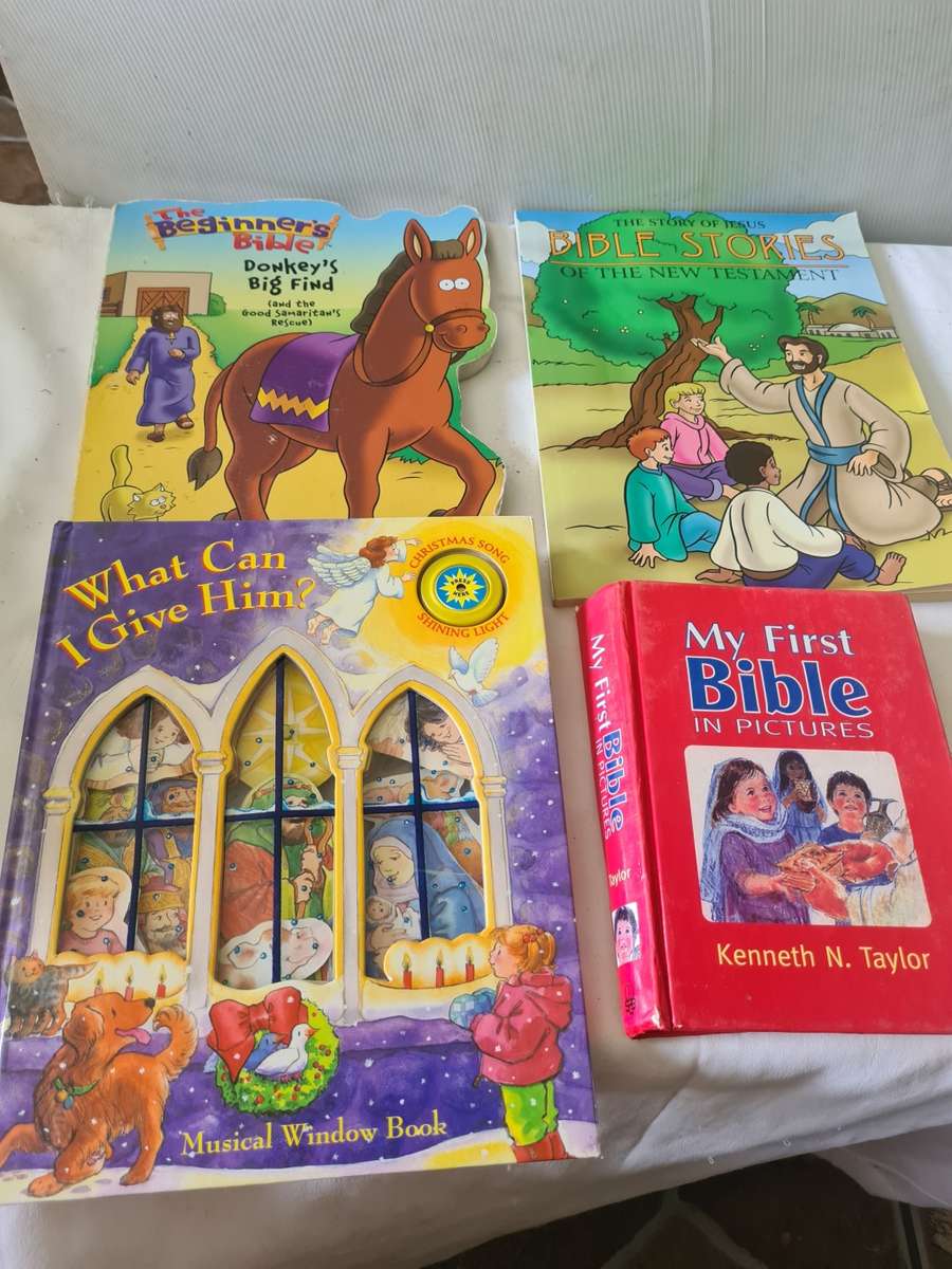 4 X KIDS BIBLE STORY BOOKD