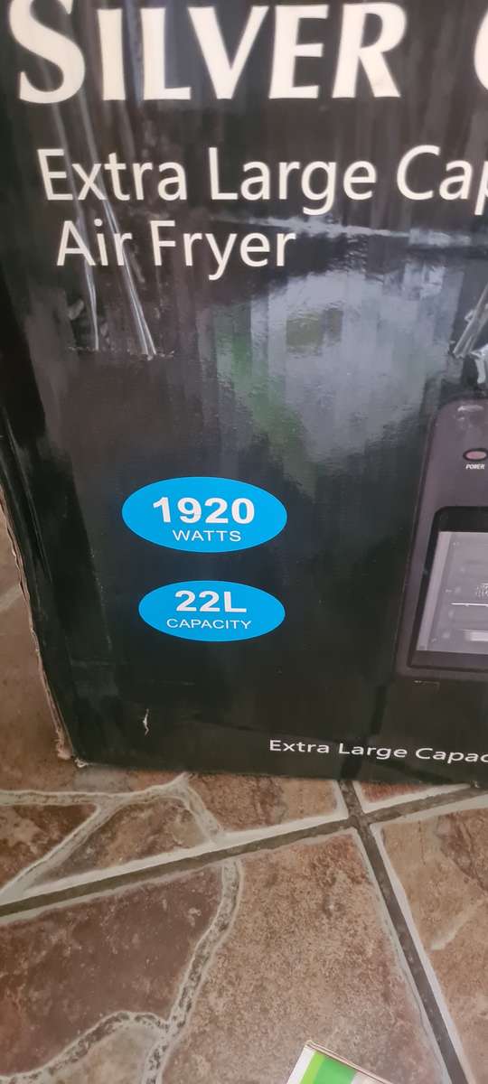 XTRA LARGE 22L CAPACITY SILVER CREST AIR FRYER