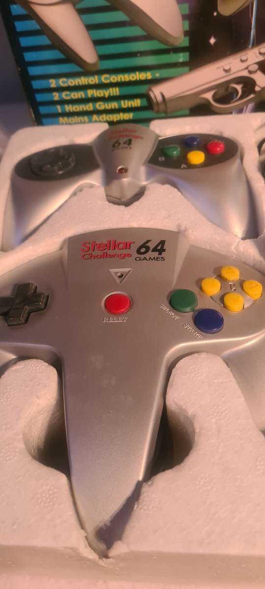 VINTAGE STELLAR CHALLENGE TV GAME,INCL.64 GAMES(UNUSED)