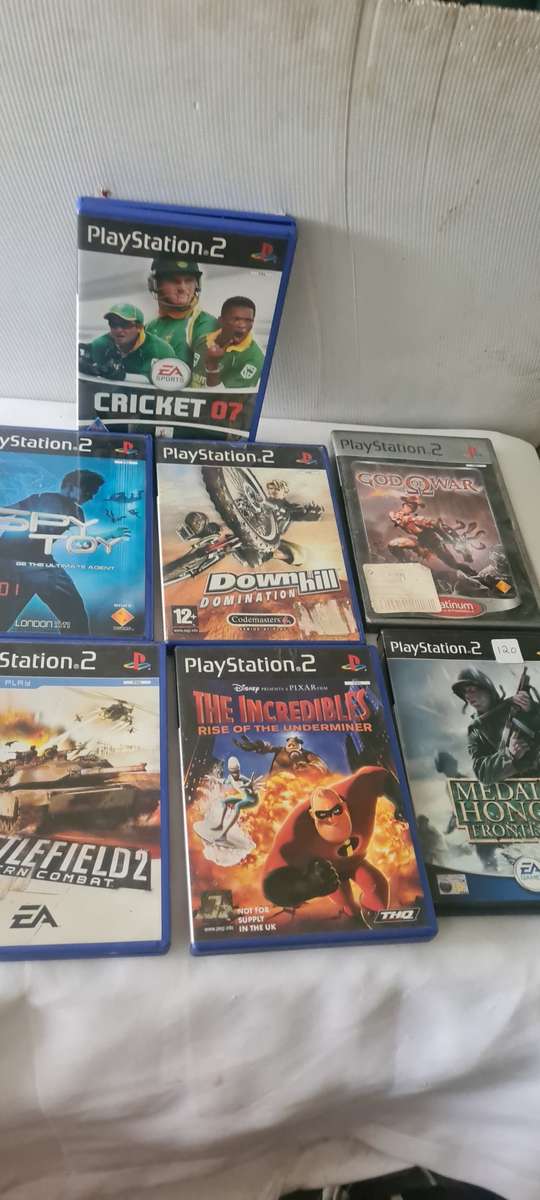 7 X PLAYSTATION 2 GAME DISCS