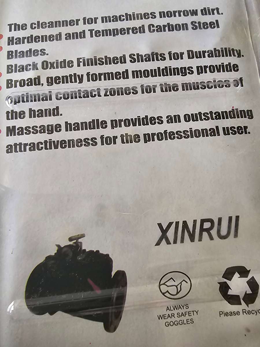 4  PIECE MACHINERY CLEANING HOOKS