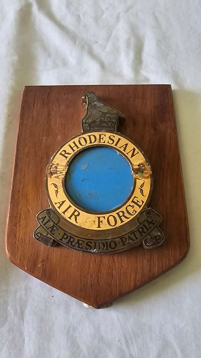 VINTAGE RHODESIAN AIR FORCE SIGN