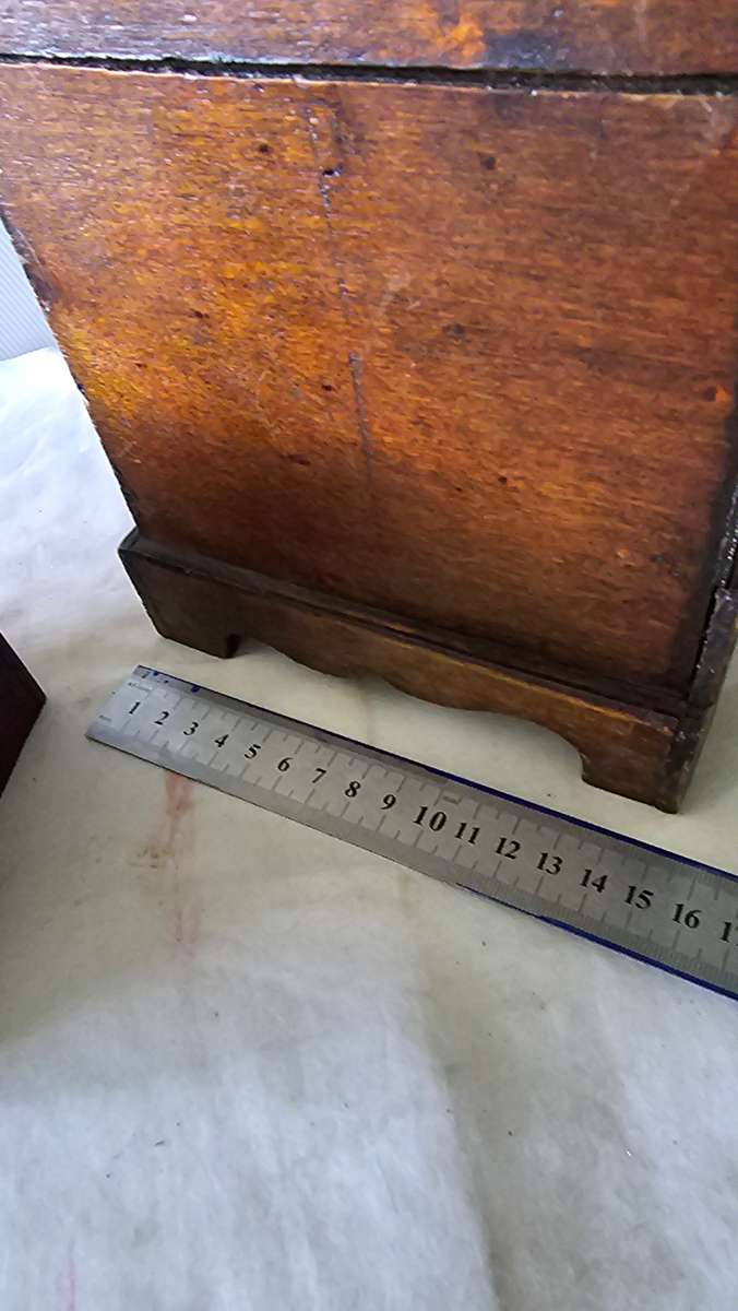 SET OF TWO WOODEN JEWELRY BOX