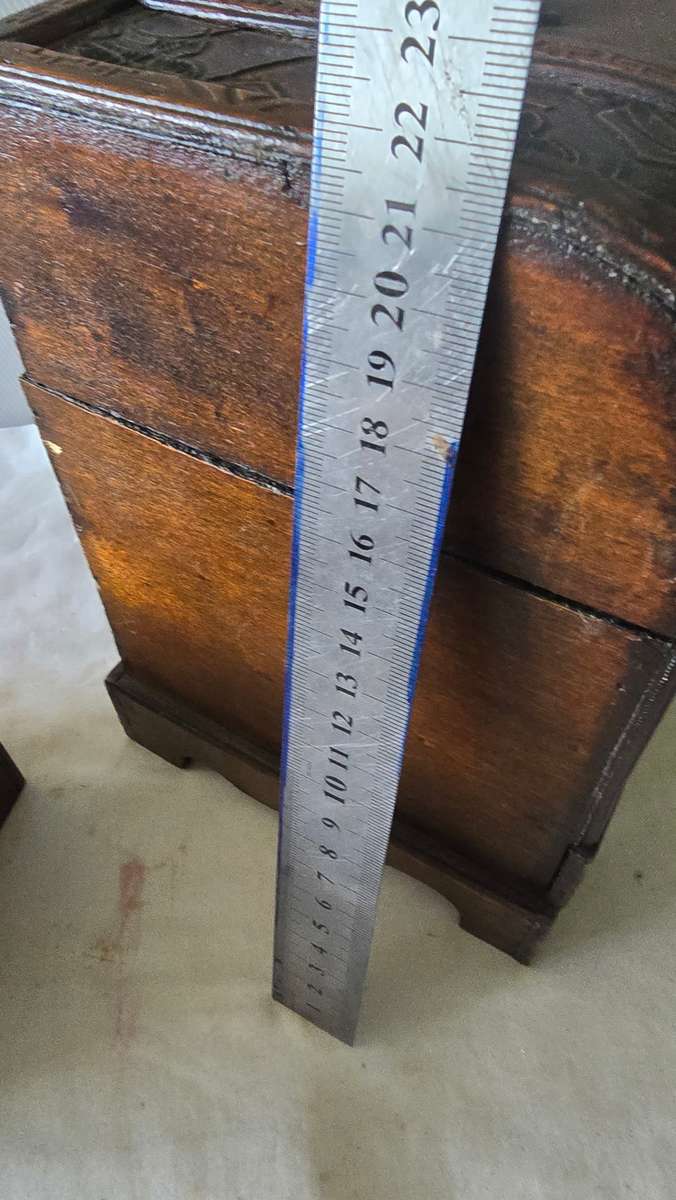 SET OF TWO WOODEN JEWELRY BOX