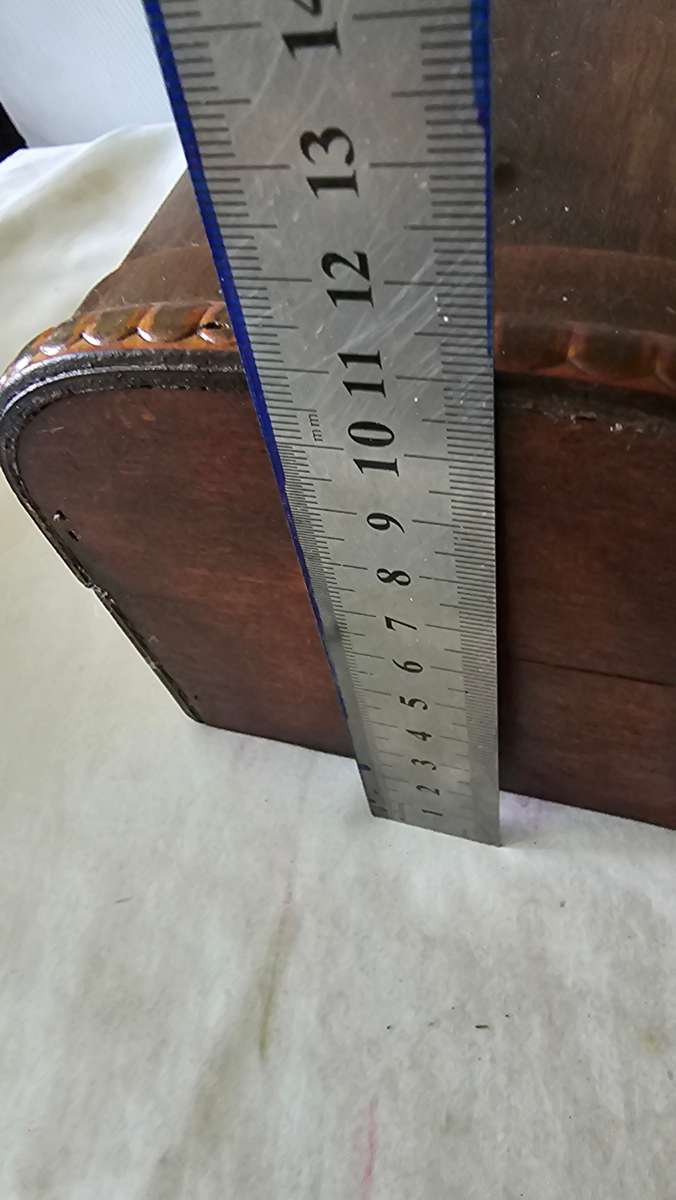 SET OF TWO WOODEN JEWELRY BOX