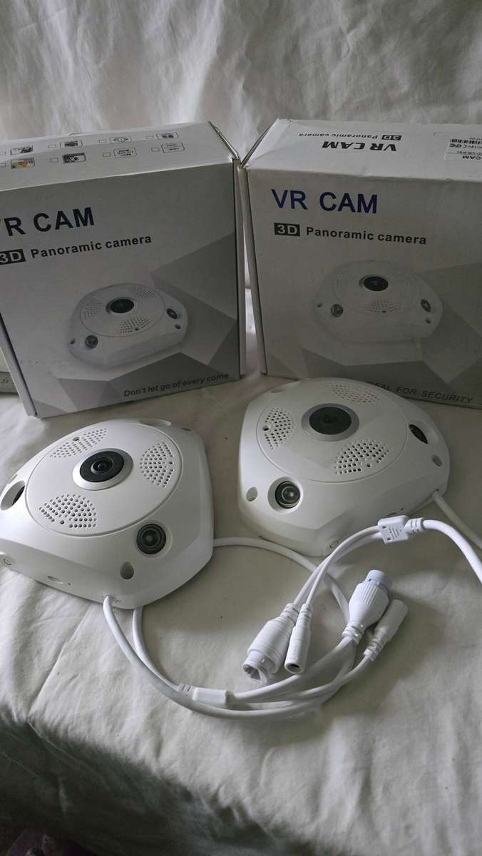 SET OF TWO VR 3D PANORAMIC CAMERAS(360 DEGREES)