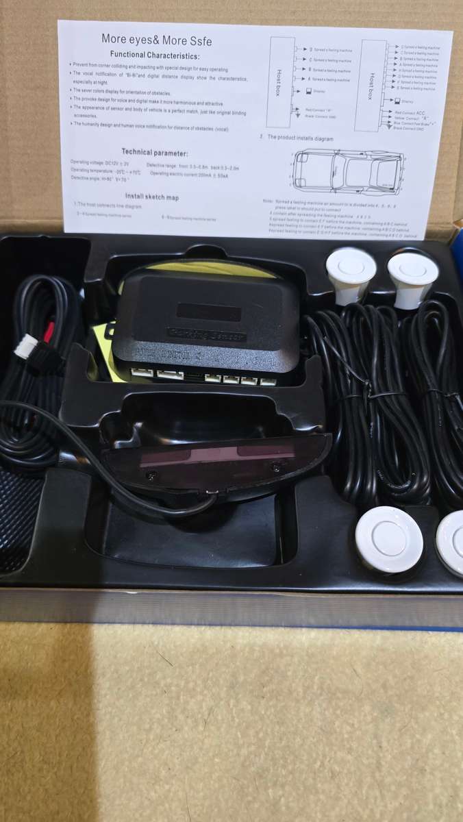 PARKING SENSOR*AUTO REVERSE WITH DIGITAL DISPLAY &ALARM)