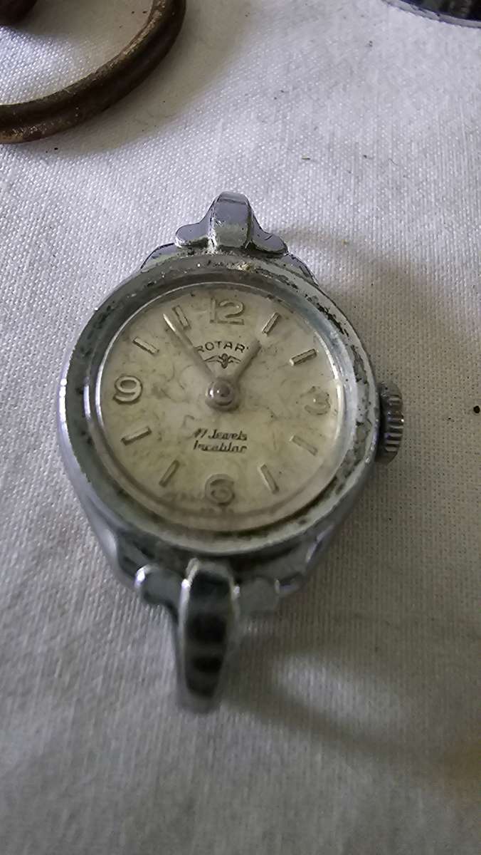 JOBLOT MECHANICAL POCKETWATCH AND WATCH FOR SPARES