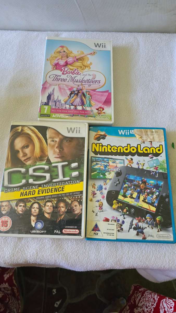 NINTENDO WII CONSOLE INCL.POWER SUPPLY,9 GAME DISC AND ALL ASSESCORIES AS PER PHOTOS