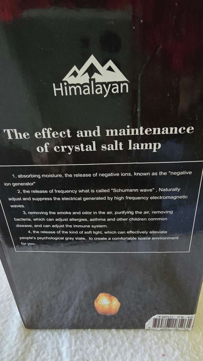 HIMALAYAN CRYSTAL SALT LAMP