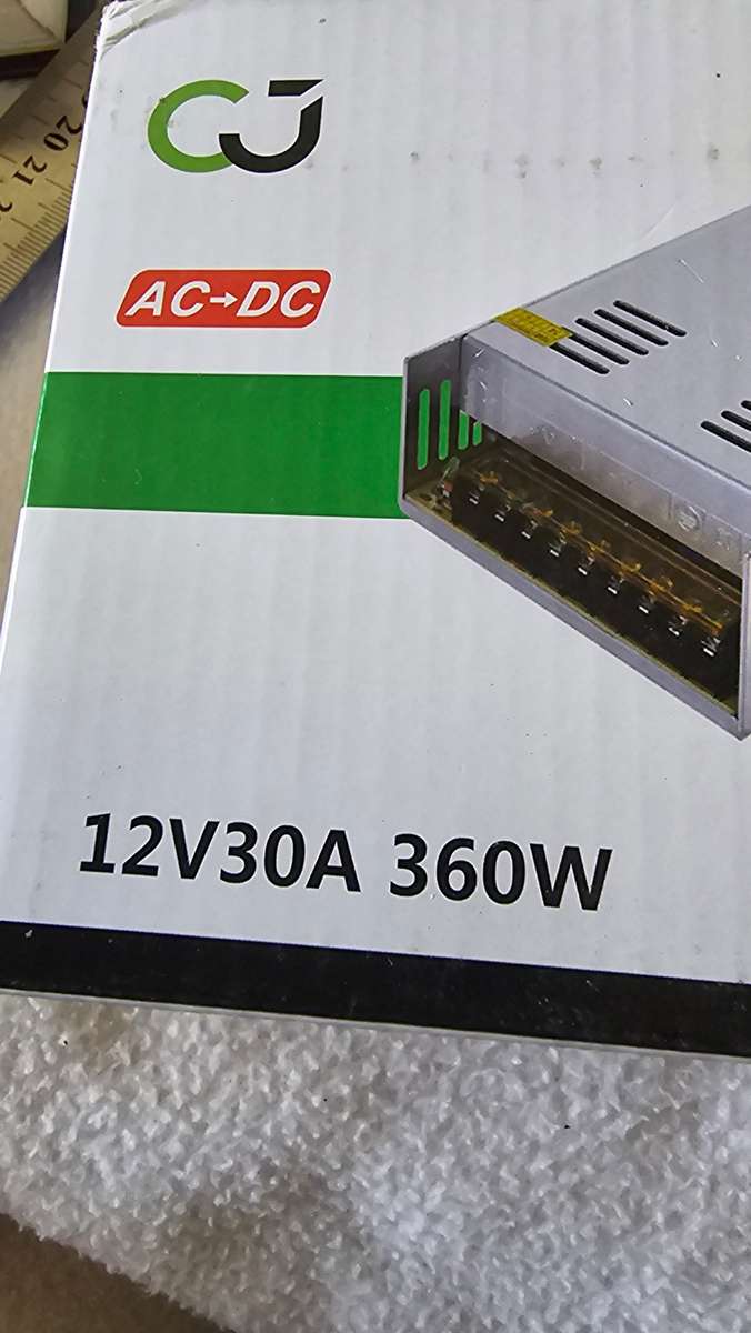 JOBLOT 5 PIECE CCTV POWER SUPPLIES(30 AMPS)