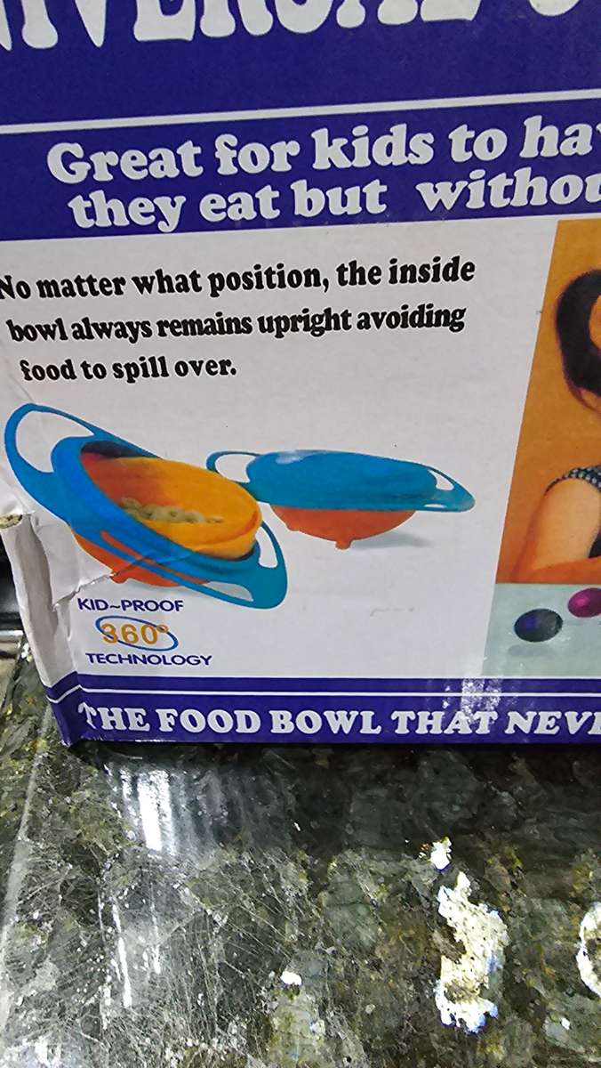KIDS GYRO FOOD BOWL(FOOD THAT NEVER SPILLS)
