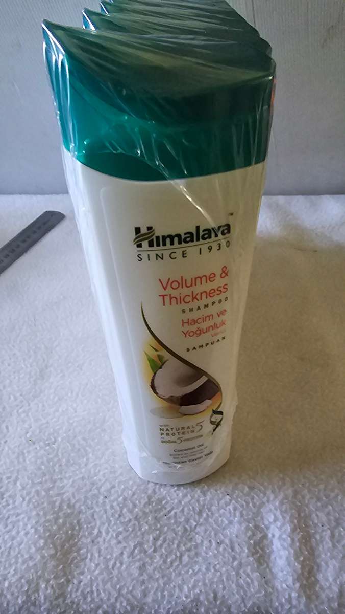 PACK OF 6 HIMALAYA VOLUME AND THICKNESS NATURAL PROTEIN SHANPOO WITH COCONUT OIL