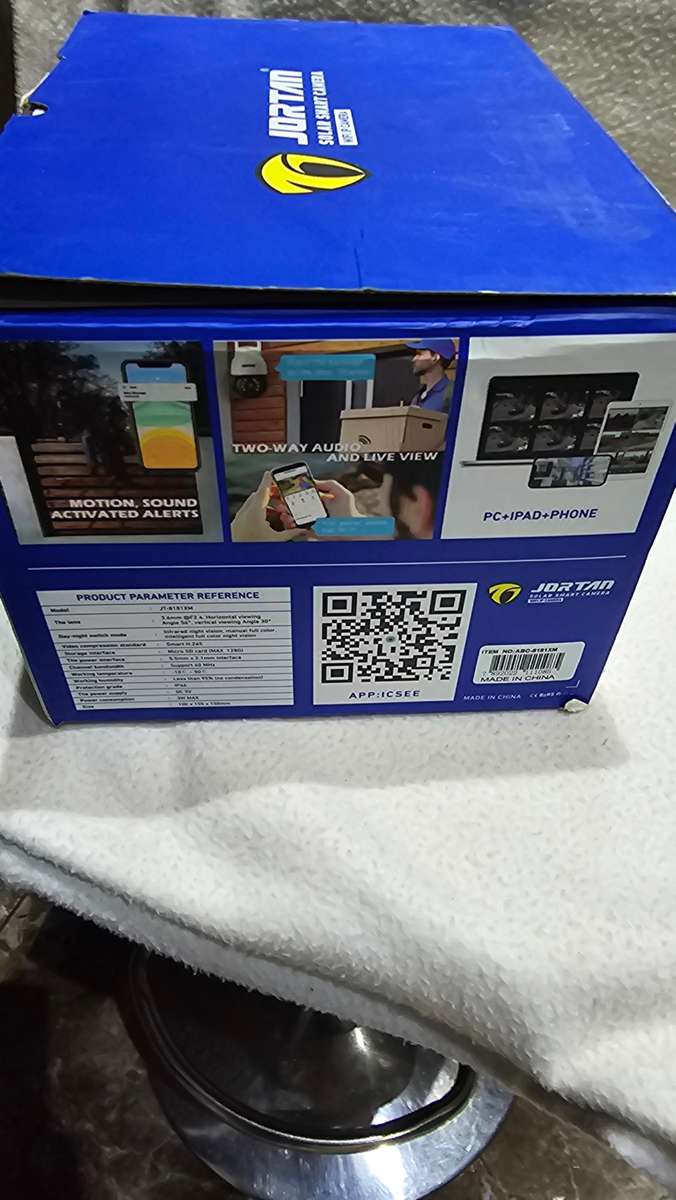 JORTAN SOLAR SMART WIFI IP CAMERA