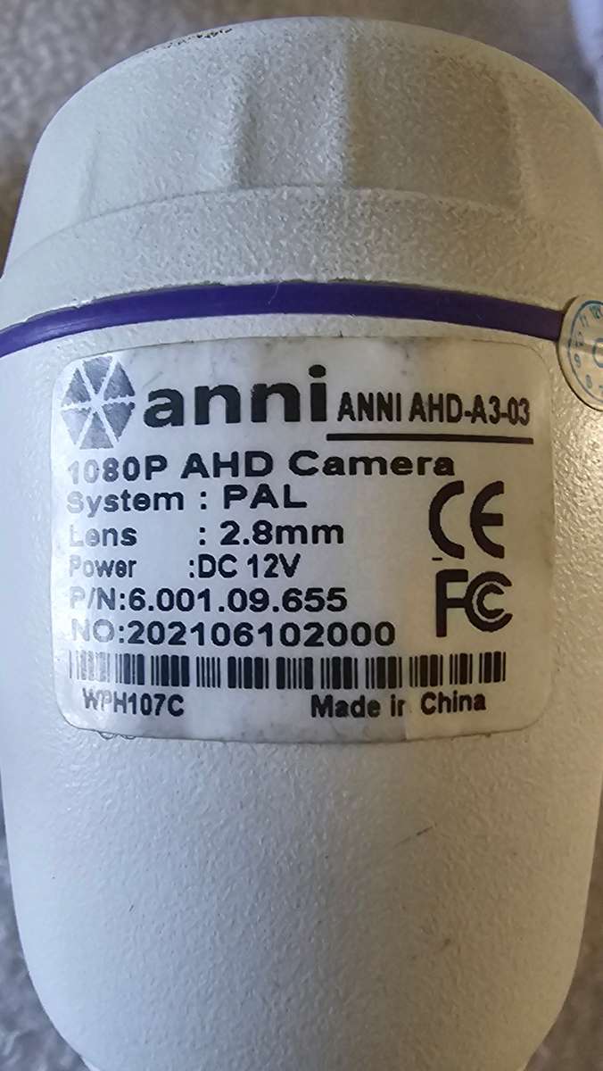 2 x AHD COLOUR CAMERAS