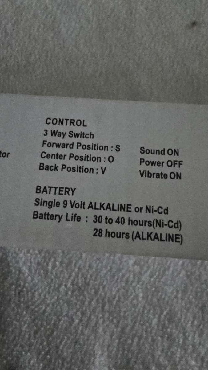 HANDHELD METAL DETECTOR