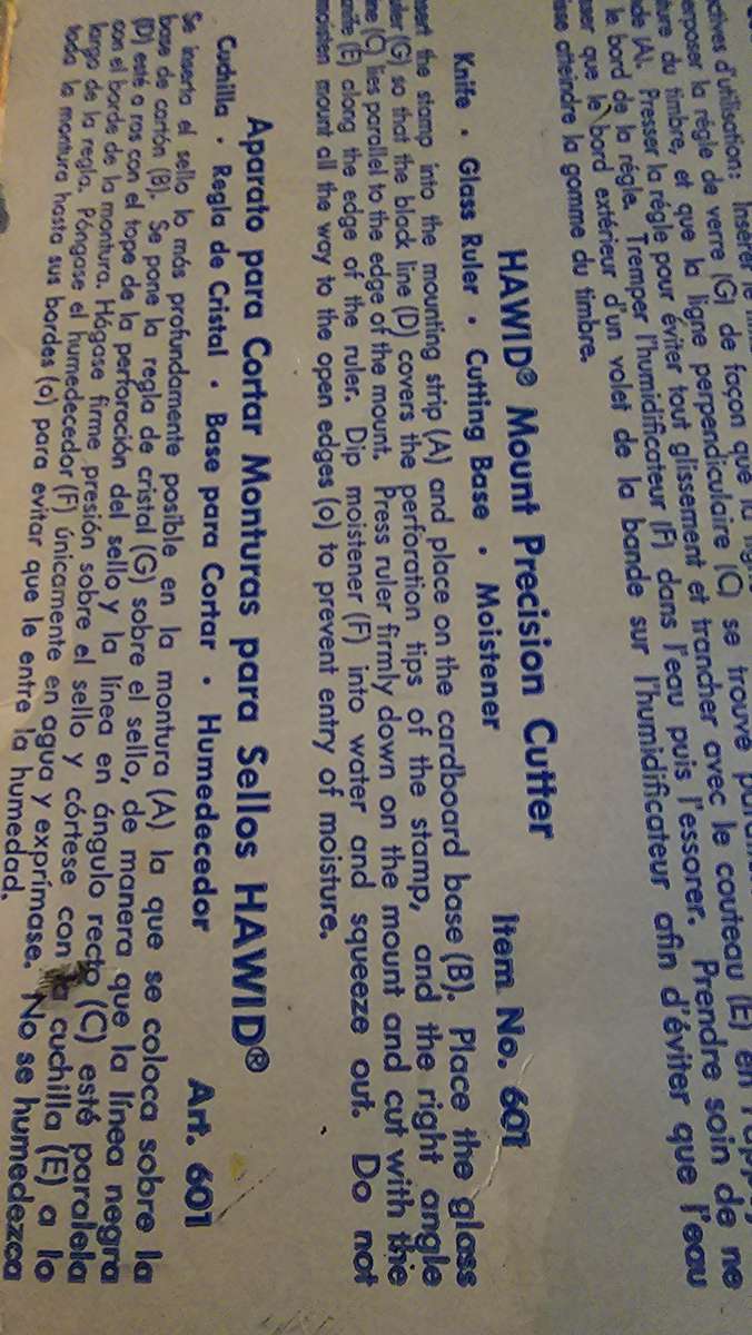 HAWID MOUNT PRECISION CUTTER(MADE IN GERMANY-4 PIECE)