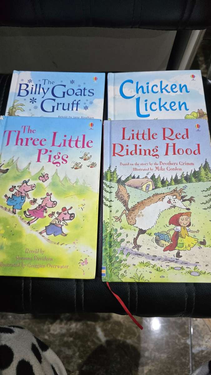 USBORNE FAIRY TALES SET OF 4 HARDCOVER BOOKS