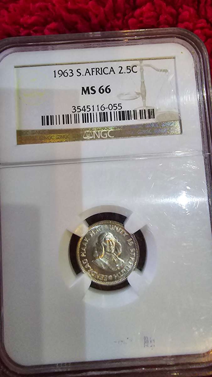 1963 SA 2.5C(GRADED NGC) COIN