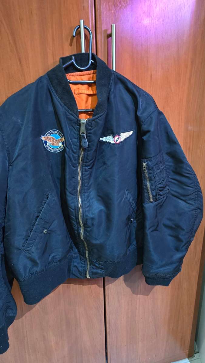 VINTAGE PILOT JACKET(LARGE)
