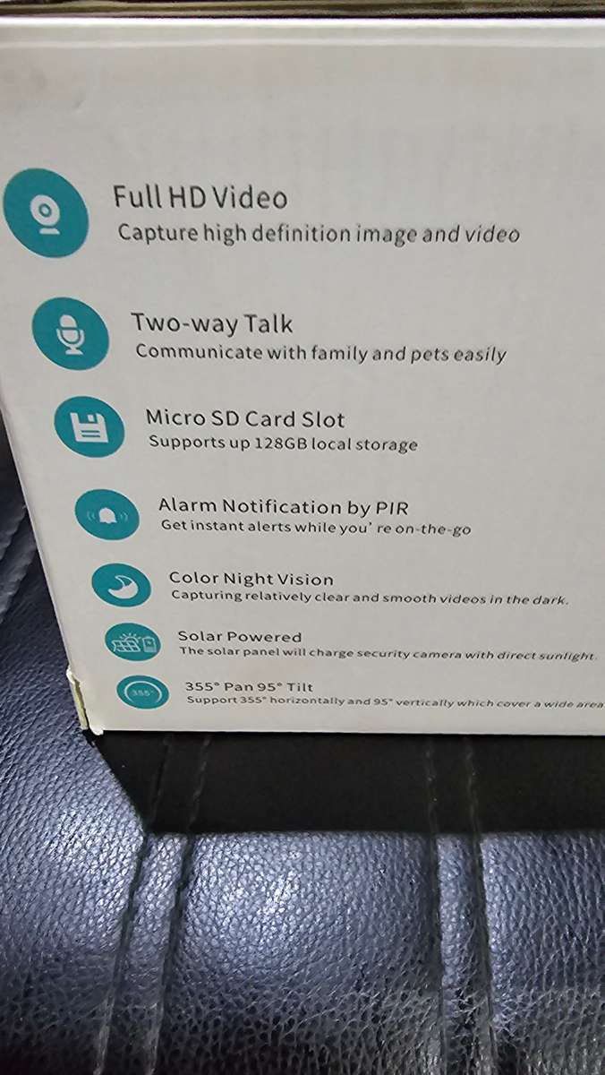 SOLAR ENERGY ALERT PTZ CAMERA