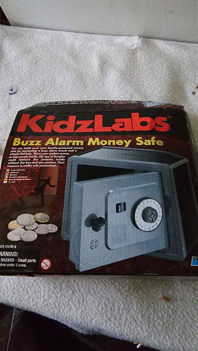 KIDSLABS BUZZ ALARM MONEY SAFE TO BUILD